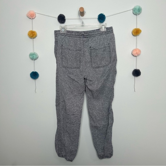 Anthropologie Orana Relaxed Fit Blue and White Joggers - Picture 4 of 8